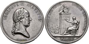Joseph II. 1765-1790 - AR-Medaille (26,25g), ... 
