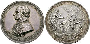 Franz II. (I.) 1792-1835 - AR-Medaille ... 