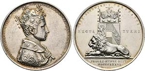 Ferdinand I. 1835-1848 - AR-Medaille (47g), ... 