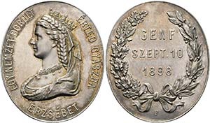Franz Joseph 1848-1916 - Ovale AR-Medaille ... 