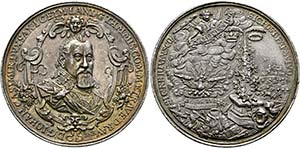 Johann Casimir 1572-1633 - AR-Medaille ... 