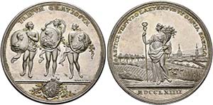 Xaver 1763-1768 - AR-Medaille (21,88g), ... 