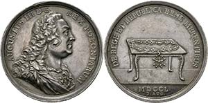 August III. 1733-1762 - AR-Medaille ... 