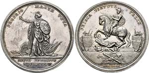 Stanislaus August 1764-1795 - AR-Medaille ... 