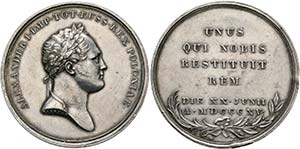 Alexander I. 1801-1825 - AR-Medaille ... 