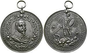 Gustav Adolf VI. 1882-1973 - AR-Medaille ... 