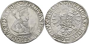 Ferdinand I. 1521-1564 - Taler o. J. Wien ... 