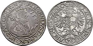Ferdinand I. 1521-1564 - Taler zu 72 Kreuzer ... 