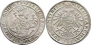 Ferdinand I. 1521-1564 - Guldentaler zu 60 ... 