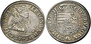 Erzherzog Ferdinand 1564-1595 - 1/4 Taler o. ... 