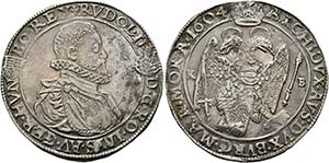 Rudolf II. 1576-1612 - Taler 1604 KB ... 
