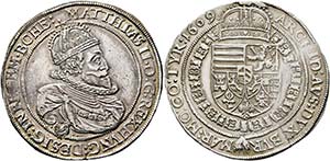 Matthias (1608)-1612-1619 - Taler 1609 Wien ... 