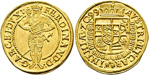 Ferdinand II. 1619-1637 - Dukat (3,42g) 1599 ... 