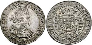 Ferdinand III. 1637-1657 - Taler 1647 Wien ... 