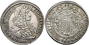 Leopold I. 1657-1705 - Taler 1698 Graz Mm. ... 