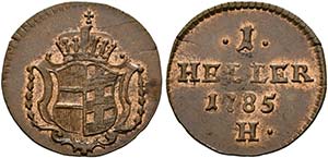 Josef II. 1765-1790 - Heller 1785 H ... 