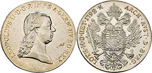 Leopold II. 1790-1792 - Taler 1792 A Wien ... 