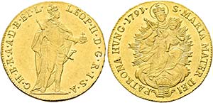 Leopold II. 1790-1792 - Dukat (3,48g) 1791 ... 