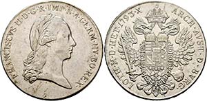 Franz II. 1792-1806-(1835) - Taler 1793 A ... 