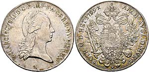 Franz II. 1792-1806-(1835) - Taler 1799 A ... 