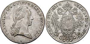 Franz II. 1792-1806-(1835) - Taler 1801 A ... 