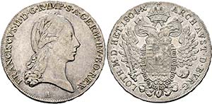 Franz II. 1792-1806-(1835) - 1/2 Taler 1804 ... 