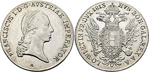 Franz I. (1792)-1806-1835 - Taler 1813 A ... 