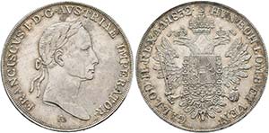 Franz I. (1792)-1806-1835 - 1/2 Taler 1832 A ... 