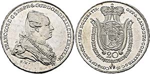 Franz Joseph 1772-1781 - 20 Kreuzer 1778 ... 