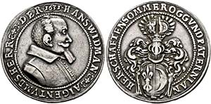 Hans Widmann 1546-1634 - 1/2 Schautaler 1631 ... 