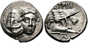 Istros - Drachme (4,09 g), ca. 340/330-313 ... 