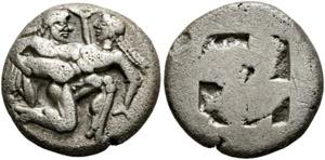 Thasos - Stater (8,77 g), ca. 500-480 v. ... 