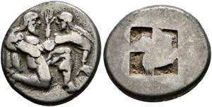 Thasos - Stater (8,51 g), ca. 480-463 v. ... 