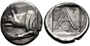 Argos - Triobol (2,68 g), ca. 320-270 v. ... 