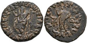 Azes I. (58-12) - Bronze (12,70 g), ca. ... 