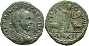 Traianus Decius (249-251) - Lokalbronze ... 