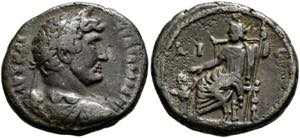 Hadrianus (117-138) - Billon-Tetradrachme ... 