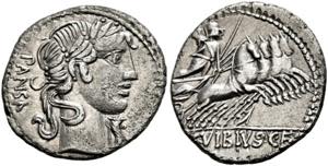 C. Vibius C.f. Pansa - Denarius (3,76 g), ... 