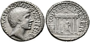 C. Caesar Octavianus - Denarius (3,83 g), ... 
