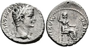 Tiberius (14-37) - Denarius (3,54 g), ... 