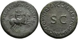 Caligula (37-41) - Dupondius (14,55 g), ... 