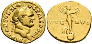 Vespasianus (69-79) - Aureus (7,08 g), Roma, ... 