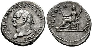 Vespasianus (69-79) - Denarius (2,91 g), ... 