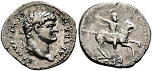 Domitianus (81-96) - Denarius (2,78 g), ... 