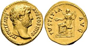Hadrianus (117-138) - Aureus (7,05 g), Roma, ... 