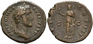Antoninus Pius (138-161) - As (10,22 g), ... 