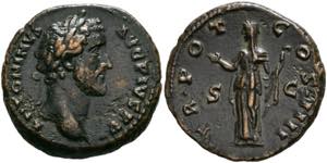Antoninus Pius (138-161) - As (12,03 g), ... 