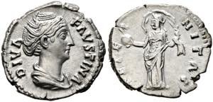 Faustina Maior (138-141) - Denarius (3,21 ... 