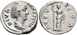 Faustina Maior (138-141) - Denarius (3,19 ... 