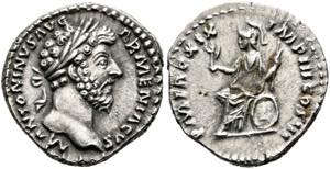 Marcus Aurelius (161-180) - Denarius (3,62 ... 